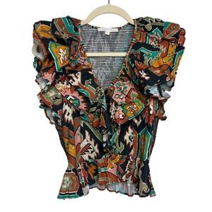 Love the Label Maxine Ruffle Top Sz. XS